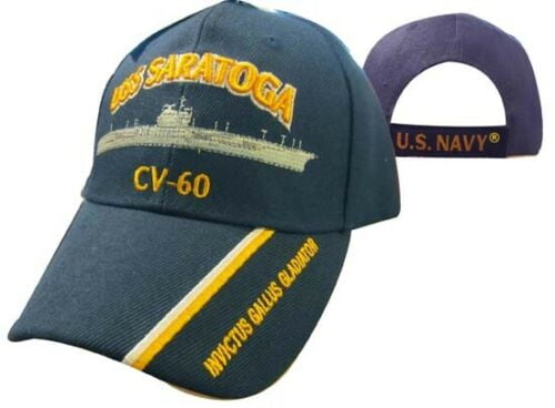 USS SARATOGA CV-60 US NAVY SHIP HAT 