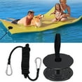 thumbnail image 4 of 1 Set Floating Water Mat Tether Kit Floating Lily Pad Tether Grommets Kit Prevent Drifting Away All Foam Water Pads Secure Mooring Strap, 4 of 8