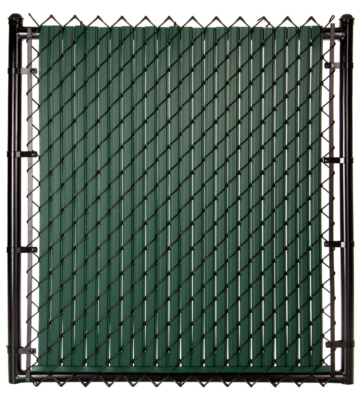 Maximum Privacy Green SoliTube Slats™ for 4ft Chain Link Fence