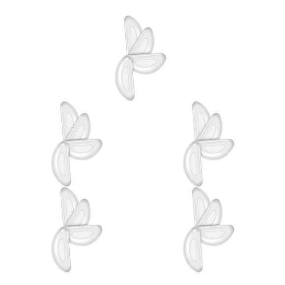 Under 10 Furniture Protection 20pairs Nose Pad Half Moon Nose Pad Anti Slip Nose Pad Glasses Raised Nose Care Glasses Accessories