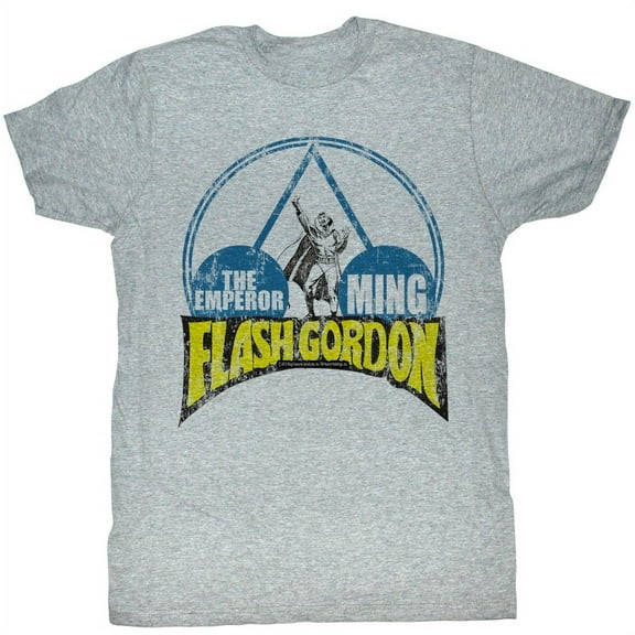 Flash Gordon Emporer Ming Gray Heather T-Shirt