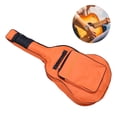 thumbnail image 5 of 40/41 Inch Musical Folk Acoustic Guitar Bag Double Straps Oxford Cloth Waterproof Backpack (Orange), 5 of 5