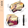 thumbnail image 2 of Cartoon Daisy Illustration Tissue Box Cover Leather Square Rectangle Tissue Box Holder for Bathroom Living Room Desk Office Decor, 2 of 7