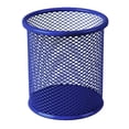 thumbnail image 1 of Porta bolígrafos para escritorio, porta lápices, porta bolígrafos de alambre para escritorio, organizador de bolígrafos de oficina, azul, 1 of 5