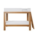 thumbnail image 4 of Max & Lily Bunk Bed, Mid-Century Modern Twin over Twin Solid Wood Bed Frame for Kids, 4 of 10