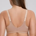 thumbnail image 2 of MELENECA Women's Plus Size Front Closure No Padding Full Coverage Lace Underwire Bra Beige 40C, 2 of 6