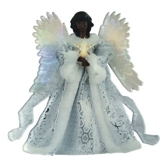 Bescita Christmas Tree Top Angel Pendant White Angel Home Decor Christmas Tree Ornament Hanging Ornament