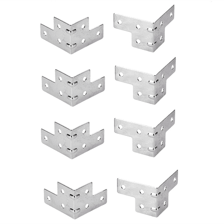 

8X Flight Case Corner Yard Right Angle Support Bracket Box Edge Protection Cover