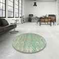 thumbnail image 3 of Ahgly Company Indoor Rectangle Abstract Green Abstract Area Rugs, 2' x 3', 3 of 6