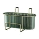 thumbnail image 2 of Colgando Fregadero Drenaje Plato Rack Soporte de almacenamiento Accesorio Portátil sobre Fregadero Organizador Desmontable Escobillero de cocina para Aureato Baoblaze bandeja de almacenamiento, 2 of 8