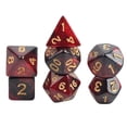 thumbnail image 2 of Juego de mesa 7Pcs dados poliédricos Macarena rojo estrella, 2 of 7