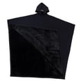 thumbnail image 3 of Capa con capucha suelta, ropa para mujer y hombre, ropa de abrigo cómoda, capa de moda Negro, 3 of 8