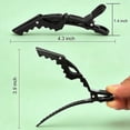 thumbnail image 2 of 28 Pack Alligator Hair Clips for Styling & Sectioning, Professional Salon Hair Clips for Coloring Cutting, Hair Accessories Black Pink, 2 of 5