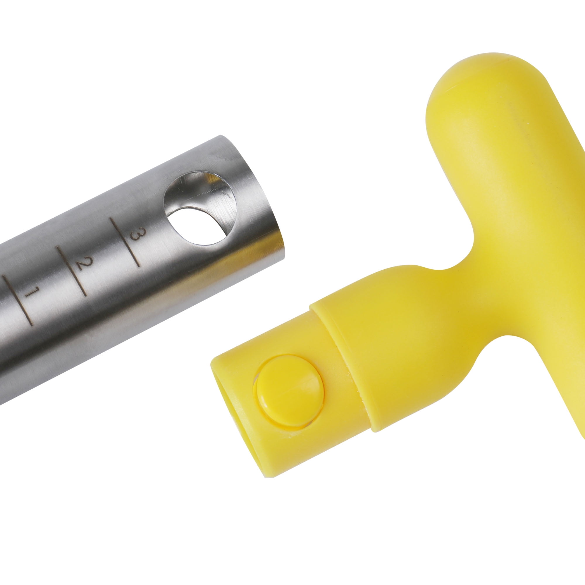 Mainstays 10" Pineapple Corer, Ergonomic Handle Stainless Steel Pineapple Slicer Peeler