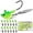 Yellow Green,1/4oz(7g)-12pcs, variant on Fishing Jig Heads Underspin Jig Head Hooks with Spinner Blade Underspin Swimbait Hooks Under Spinner Jig Heads for Bass Crappie Trout Walleye Fishing 1/4oz 3/8oz 2/5oz
