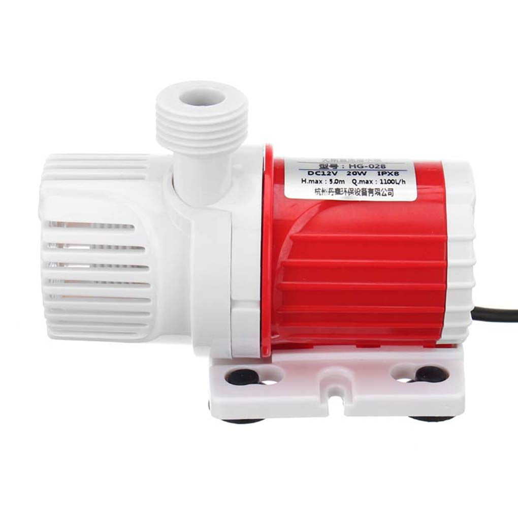 DC12V 20W Portable 1100L/H Max Lift 5M Submersible Water Pump Aquarium Fish DC12V 20W Portable 1100L/H Max Lift 5M Submersible Water Pump Aquarium Fish