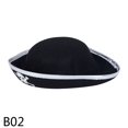 thumbnail image 1 of Impresión Cráneo Niños/Adultos Sombrero Pirata Cosplay Gorra De Disfraz De Halloween Fiesta Rendimiento Capitán PropsPrint Adulto C, 1 of 4