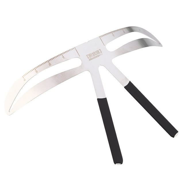 LHCER Créateur de Sourcils, 4 Types de Règle de Mesure de Sourcils Permanente, Règle d'Extension de Balance de Sourcils, Pochoir de Forme de Sourcils, Règle de Balance de Sourcils