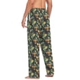 thumbnail image 7 of joogoo Men's Pajama Pants Cactus Highland Cattle Soft Long Sleep Lounge Pjs Bottoms L, 7 of 7