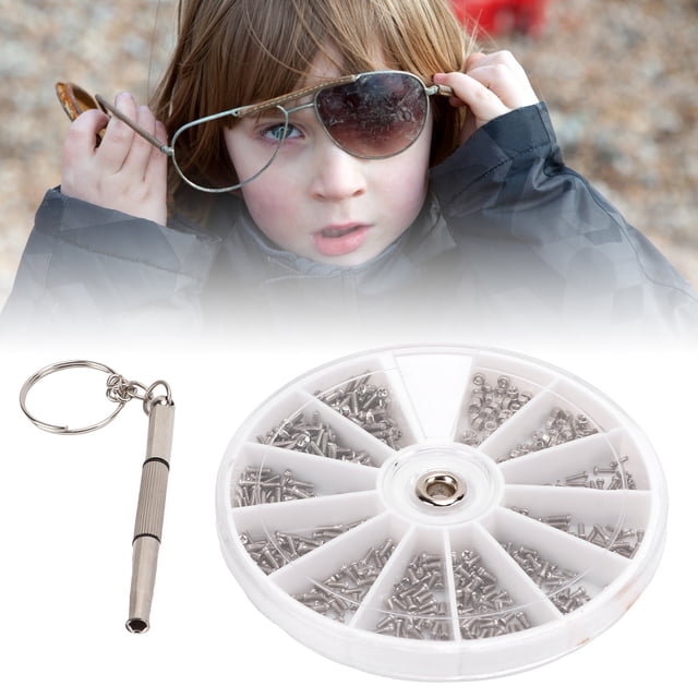 Tuercas Tornillos De Acero Inoxidable Kit Surtido De Tuercas Tornillos Tuercas Destornillador Juego De Herramientas De Reparación Para Gafas De Sol Relojes Teléfonos Celulares