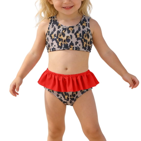 Shadoumai Girls Swimsuit Ruched Side Bikini Sets for Teen Girls Drawstring Bottoms Tankini Set Two Piece Girls Bathing Suit size 8 Ruched Color Block Girls' Swimwear with Print Shorts