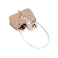 thumbnail image 3 of Gustave Women's Woven Straw Shoulder Bag Beach Small Underarm Tote Purse Boho Hobo Handbag with Seashell Pearl Beaded Chain for Summer Casual Vacation - Khaki, 3 of 7