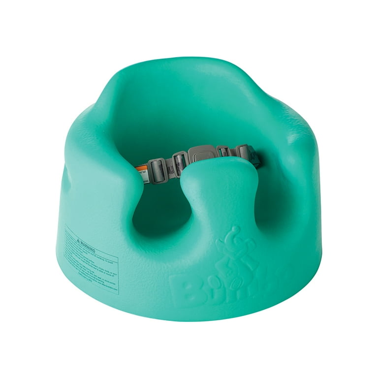 Bumbo Baby Foam Wide Floor Seat with Play Top Tray Attachment Aqua