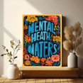 thumbnail image 6 of UXIEQU Mental Health Matters Canvas Wall Art Print 15.75x11.81 Inches, 6 of 8
