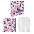 thumbnail image 5 of Recipe Binder, Full Page 3 Ring Standard Binder Organizer Set (with 50 Page Protectors & 12 Category Divider Tabs) by Better Kitchen Products, 11.5" x 12" Floral Design, 5 of 5