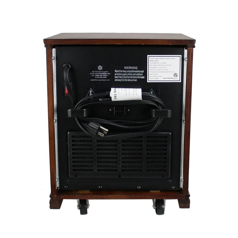 LifeSmart LifePro 4 Element 1500W Electric Infrared Quartz Space Heater -  Walmart.com