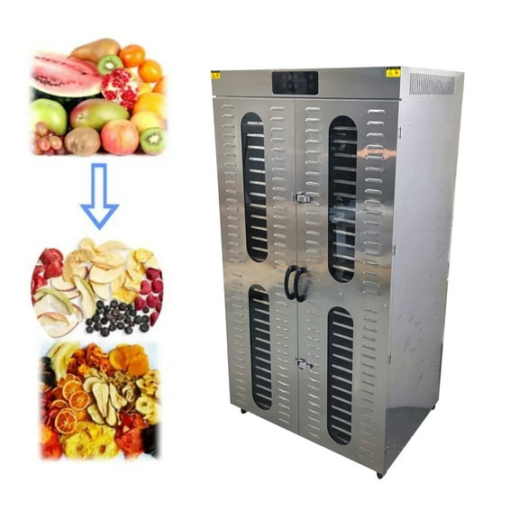 28 Layer Commercial Vegetable Dehydrator Dryer Vertical Fruit Drying Machine 220V