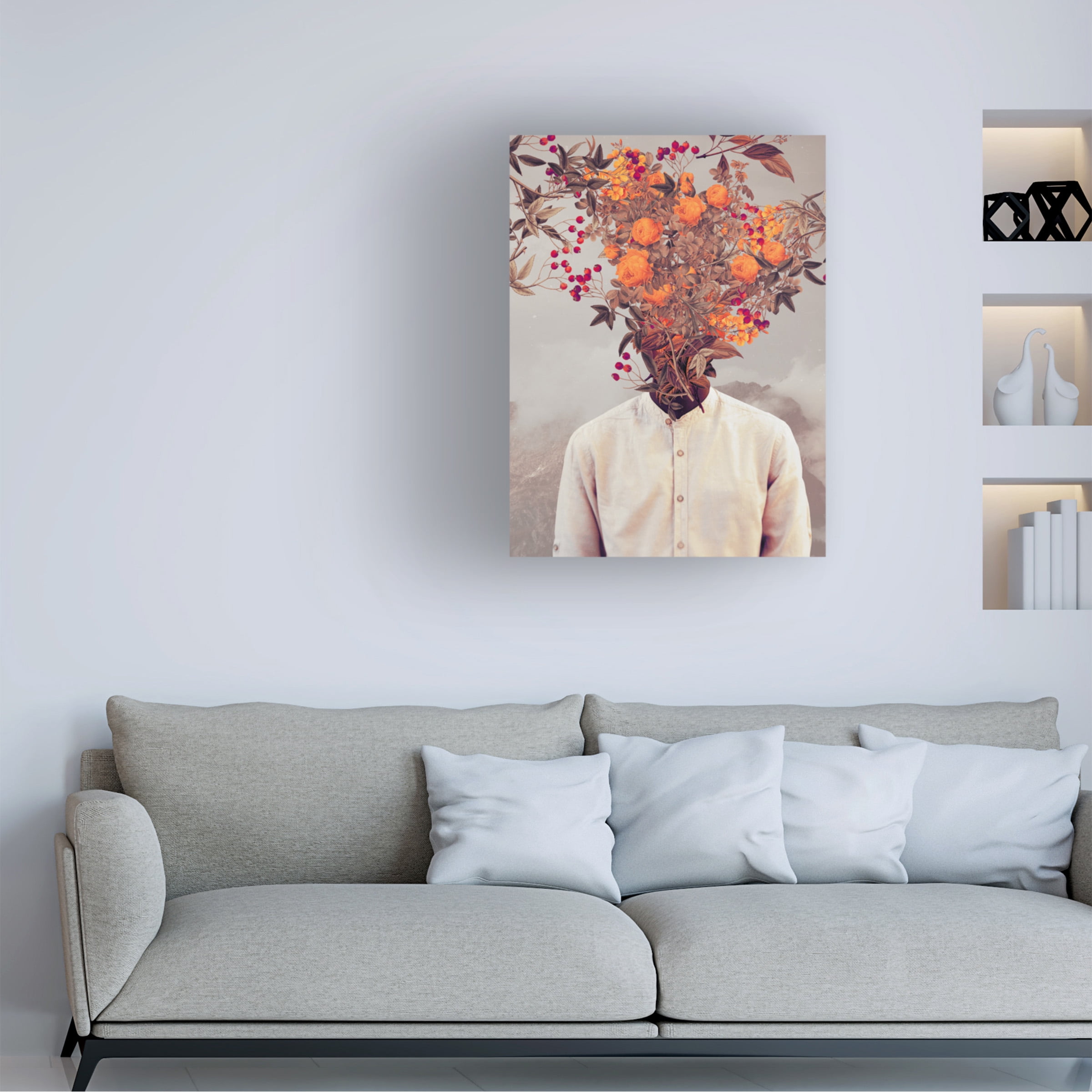 Trademark Fine Art Frank Moth  Bright Bloom Canvas Wall Art - 24x32