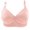 Pink, variant on Wutalume Bras for Women Full Bust Thin - Wirefree Lightweight Bra, Side-Smoothing Anti-Sagging Bra for Mature Women and Daily,Complexion 3XL