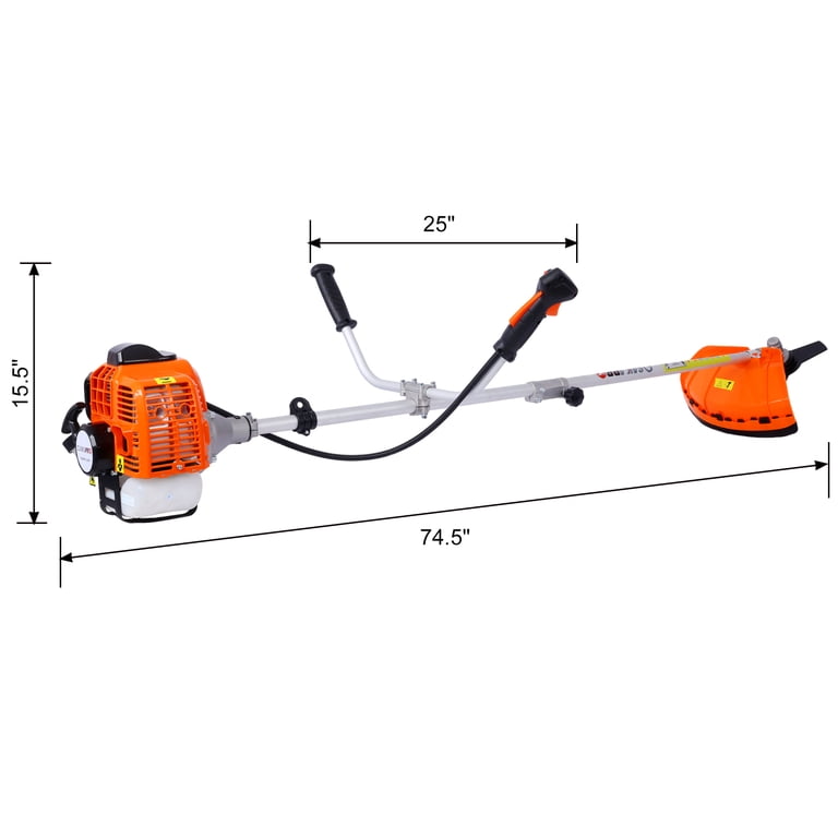 52cc Weed Eater/Wacker Gas Powered, 2 in 1 String Trimme,with 10