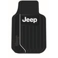 thumbnail image 1 of Plasticolor Floor Mat 001616R01 Jeep Logo; Black; Rubber; 2 Piece, 1 of 4