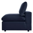 thumbnail image 5 of Modular Lounge Sofa Middle Chair, Blue Navy, Fabric, Modern Contemporary, Outdoor Patio Balcony Cafe Bistro Garden Furniture Hotel Hospitality, 5 of 7