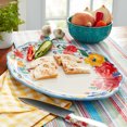 thumbnail image 2 of The Pioneer Woman Brilliant Blooms Stoneware Serve Platter, 2 of 5