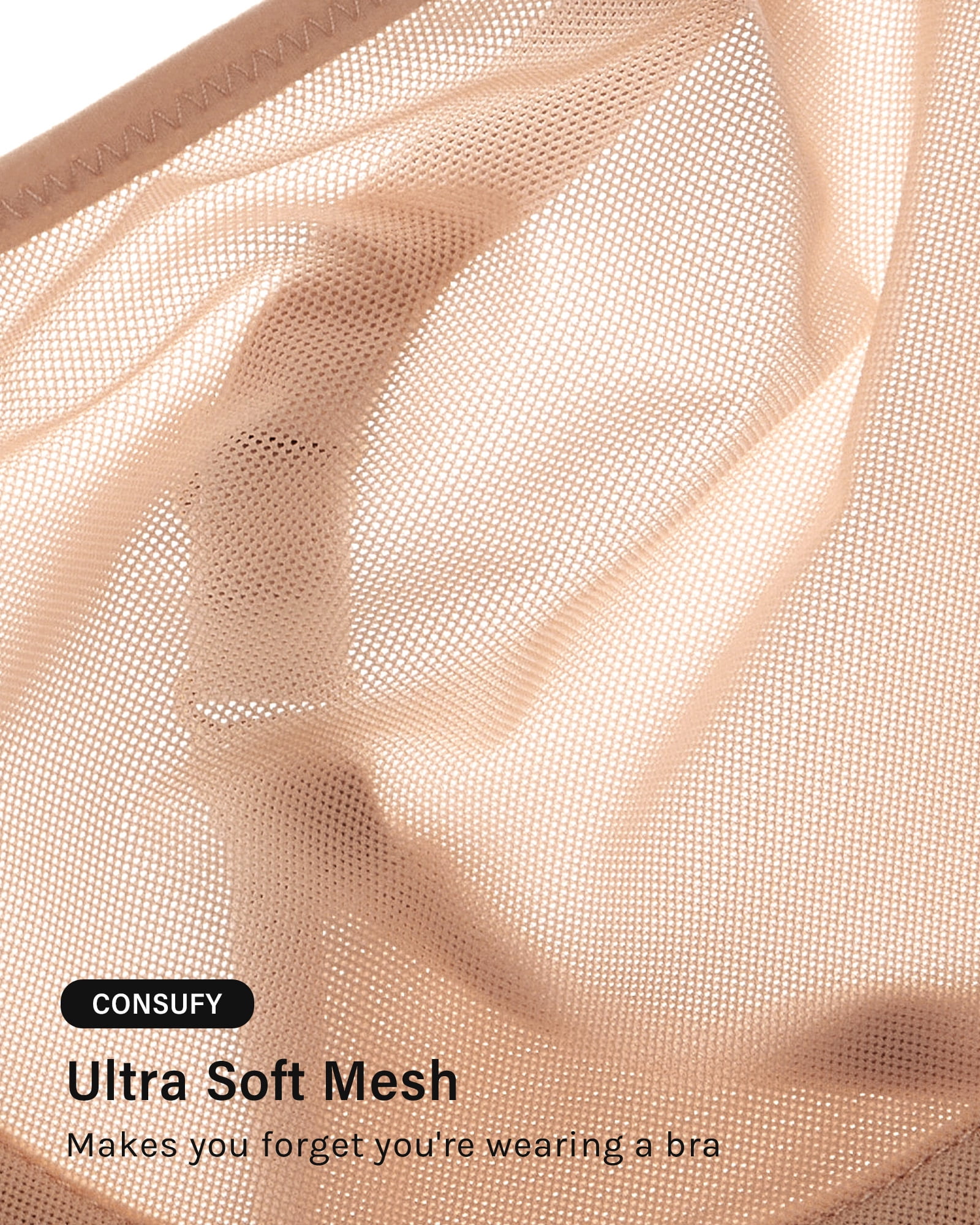 Women's Cosnufy Sheer Balconette Bra Demi Unlined Plunge Mesh See Through Sexy Bras Underwire