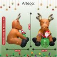 thumbnail image 4 of Inflable de Navidad venado reno de santa gigante de 2.5m de alto Artego, 4 of 8