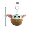 thumbnail image 2 of Baby Yoda Plush Stuffed Toy Plushie Cute Animal Keychain, Grogu Baby Yoda Star Wars Kids Doll Gift Keychain, 2 of 6