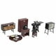 thumbnail image 5 of Muebles De Casa De Muñecas, Accesorios Portátiles De Casa De Muñecas 1:18, Hermoso Estilo Vintage Duradero Para La Creatividad De Capacidad Lógica OTVIAP 1:18 Dollhouse Furniture, 5 of 8