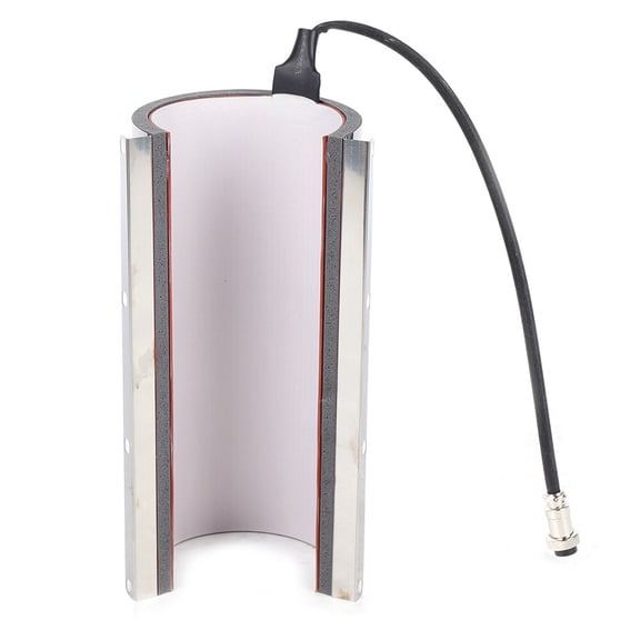 Tumbler Heat Press Attachment, Attachment Heating Transfer Sublimation Mug Cup for Heat Press Machine, Replacement Heating Element for Tumbler Mug Heat Press Machine