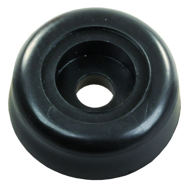 JR Door Stop Bumper 11005 Universal; Black; With Mounting Screw