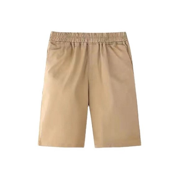 XXWXYD Boys Cotton Shorts Straight Elastic Waist Casual Summer Shorts Trendy Solid Toddler Shorts Pants Lightweight Playtime Comfy Shorts