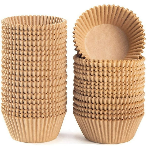Cupcake Liners Standard Muffin Cups 1000 Count, Unbleached Greaseproof