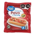 thumbnail image 1 of Salchicha de pavo Great Value hot dog 500 g, 1 of 6