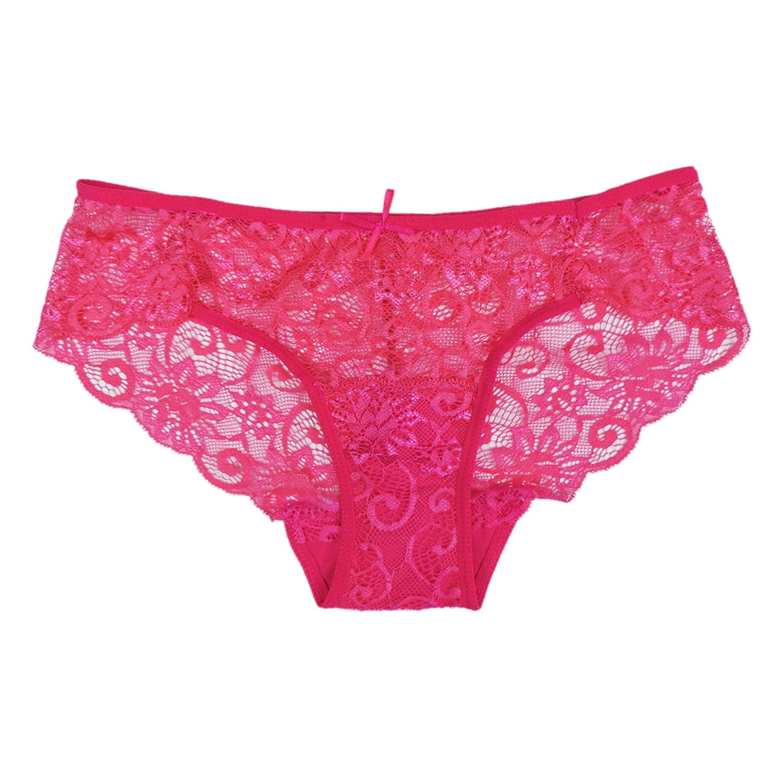 Lyacmy Womens Lace Briefs, Seamless Low-Waisted Breathable