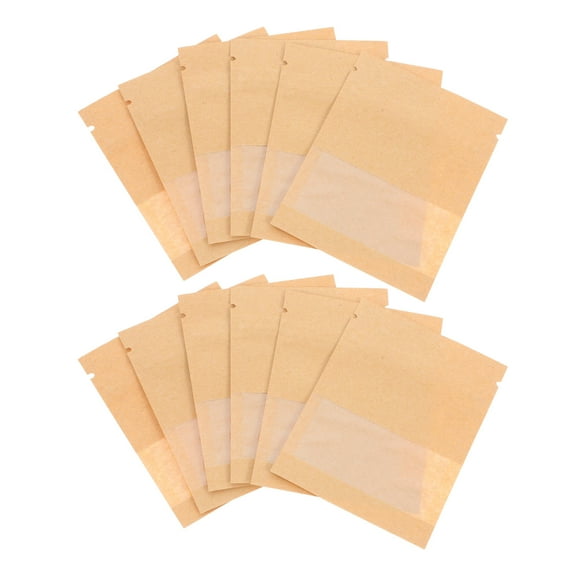 Clispeed Coin Envelopes Seed Envelopes Khaki Kraft Paper 100Pcs