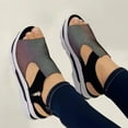 thumbnail image 2 of Summer Ladies Women Flat Thick Soled Shoes Fashion Casual Beach Sandals, 2 of 4