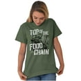 thumbnail image 4 of Hunter Life Top of the Food Chain Men's Graphic T Shirt Tees Brisco Brands X, 4 of 6